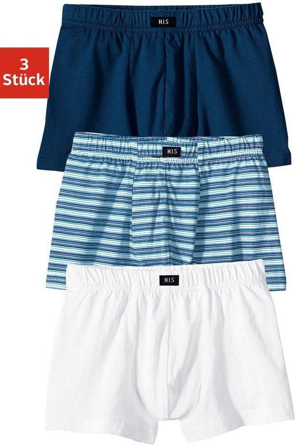H.I.S Boxershort voor jongens (set 3 stuks) - Foto 2