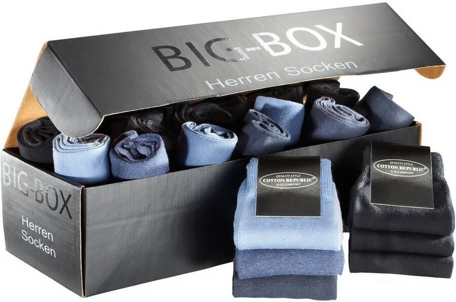 H.I.S Business-sokken in big box (box 20 paar)