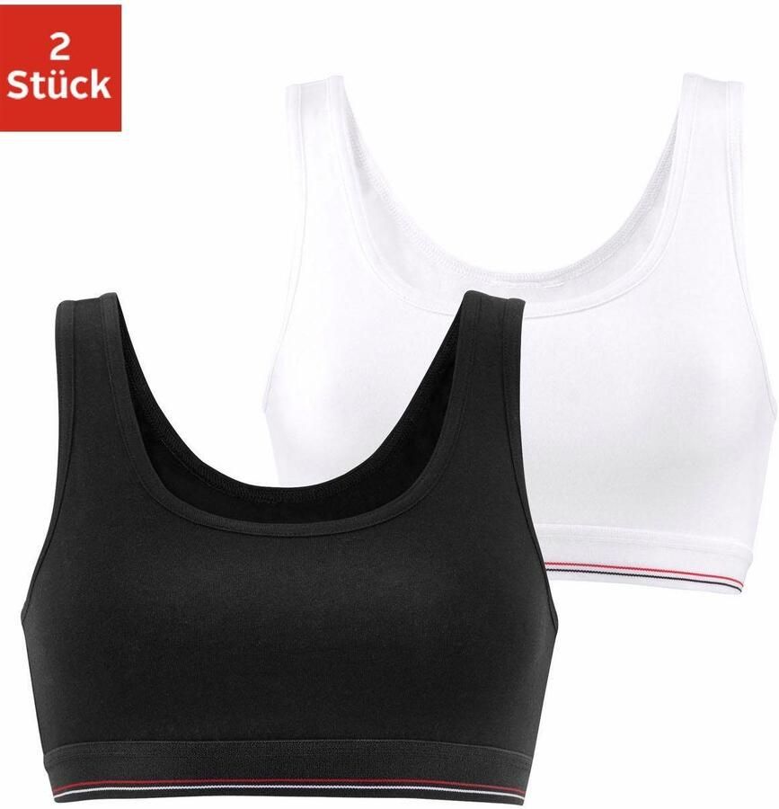 H.I.S Bustier elastische katoenkwaliteit (Set van 2) - Foto 5