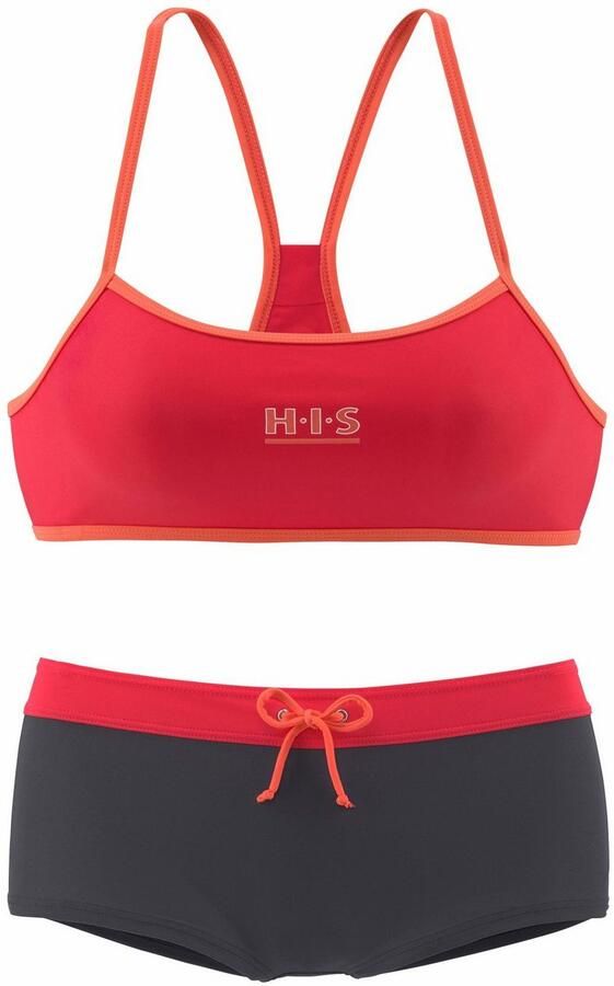 H.I.S Bustierbikini met contrastdetails - Foto 3