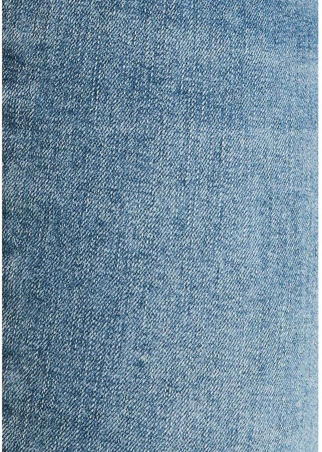 H.I.S Capri jeans smalle broekpasvorm opgerolde pijpafsluitingen hoge taille