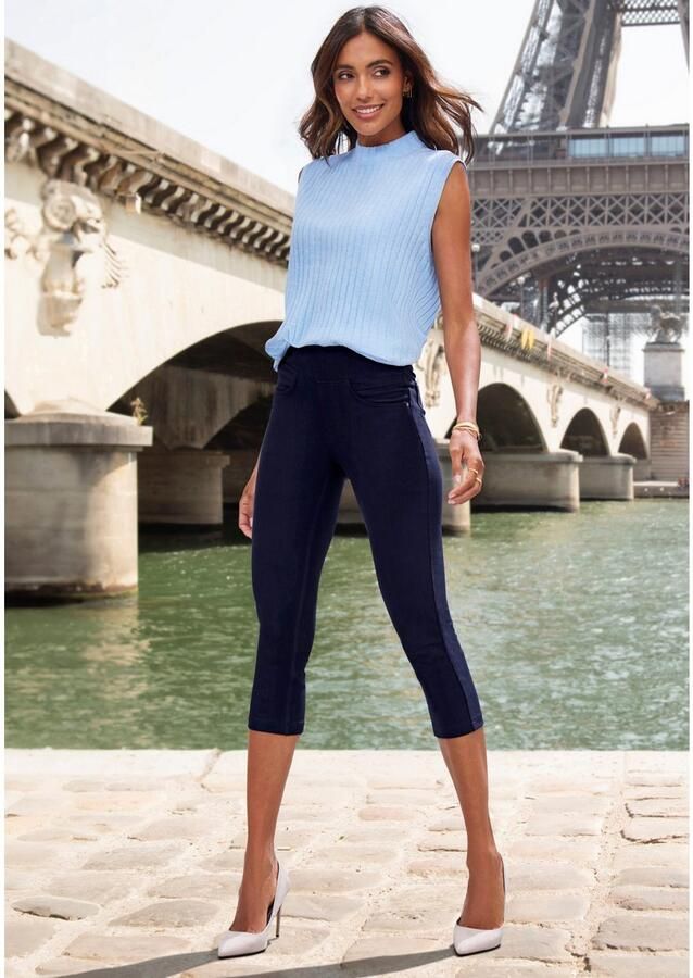 H.I.S Capribroek in slip-on broekstijl - Foto 5