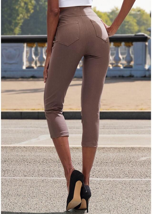 H.I.S Capribroek in slip-on broekstijl - Foto 3