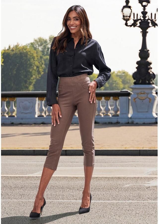 H.I.S Capribroek in slip-on broekstijl - Foto 2