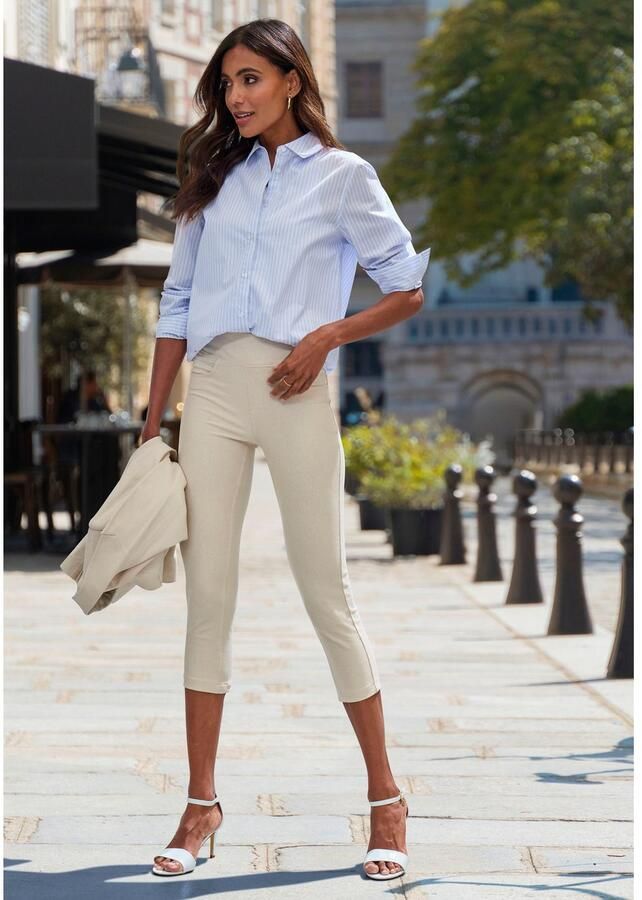 H.I.S Capribroek in slip-on broekstijl - Foto 2