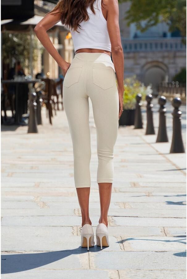 H.I.S Capribroek in slip-on broekstijl - Foto 9