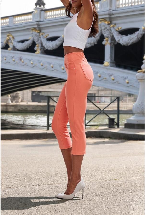 H.I.S Capribroek in slip-on broekstijl - Foto 7