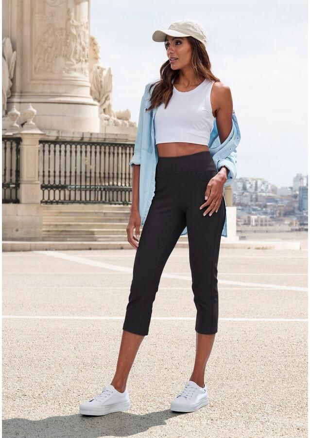 H.I.S Capribroek in slip-on broekstijl - Foto 3