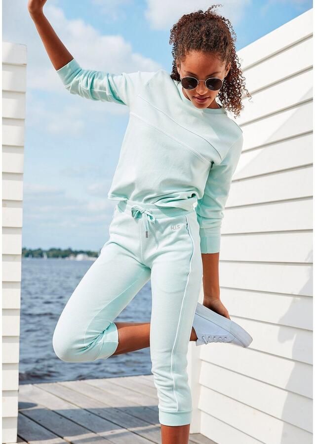 H.I.S Capribroek met zijpiping loungepak - Foto 2