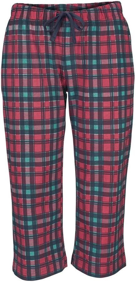 H.I.S Capripyjama met geruite broek en bijpassend basic shirt (2-delig 1 stuk) - Foto 7