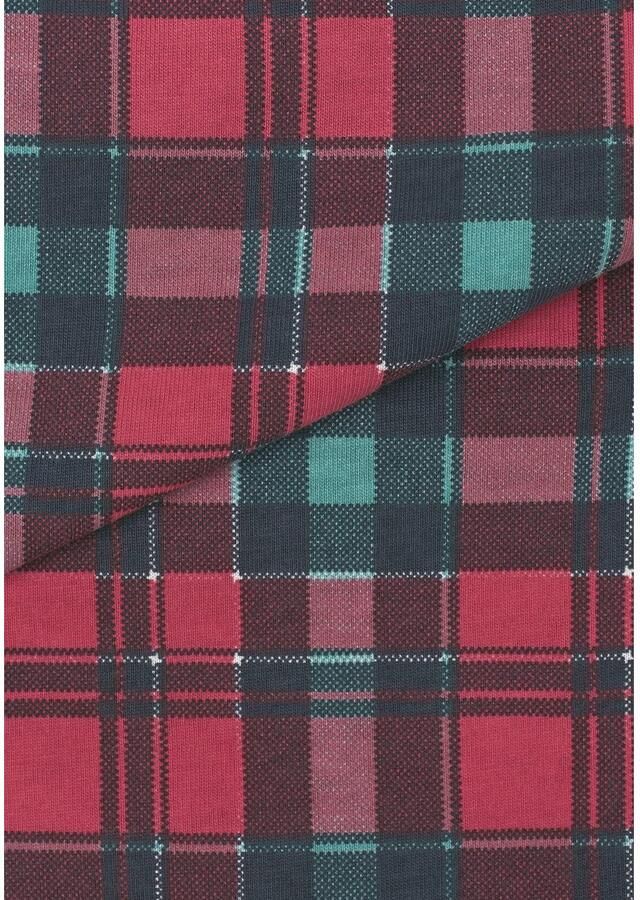 H.I.S Capripyjama met geruite broek en bijpassend basic shirt (2-delig 1 stuk) - Foto 3