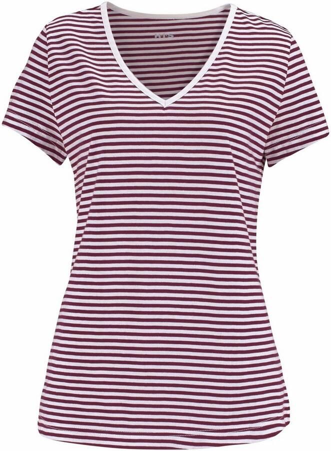 H.I.S Capripyjama met gestreept t-shirt en casual broek (2-delig 1 stuk)