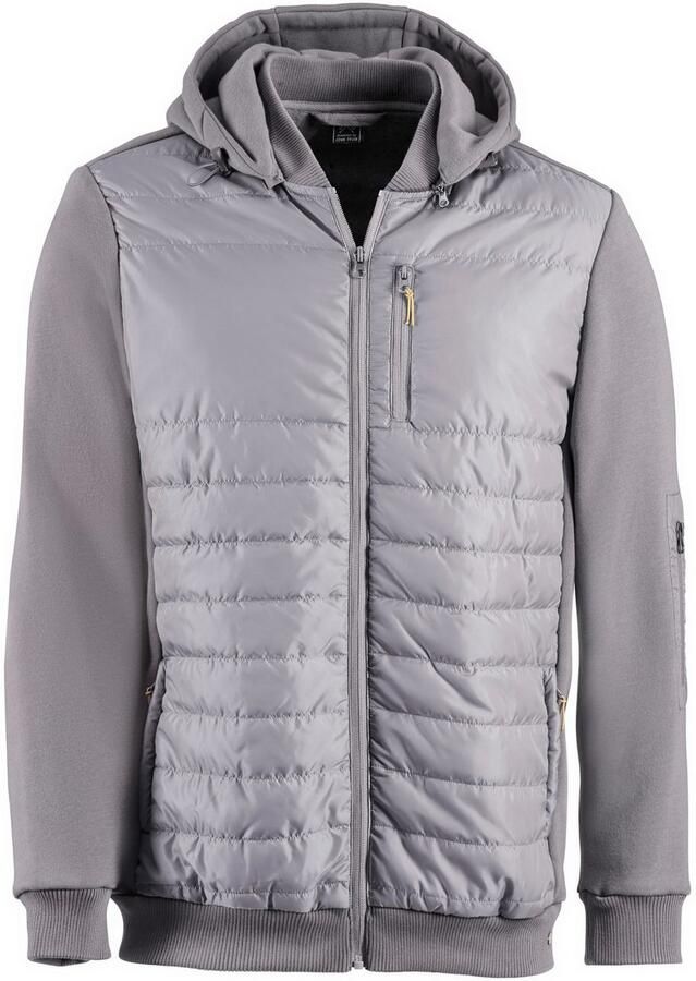 H.I.S Capuchonsweatvest in het voorste gedeelte gestikt met afneembare capuchon - Foto 3