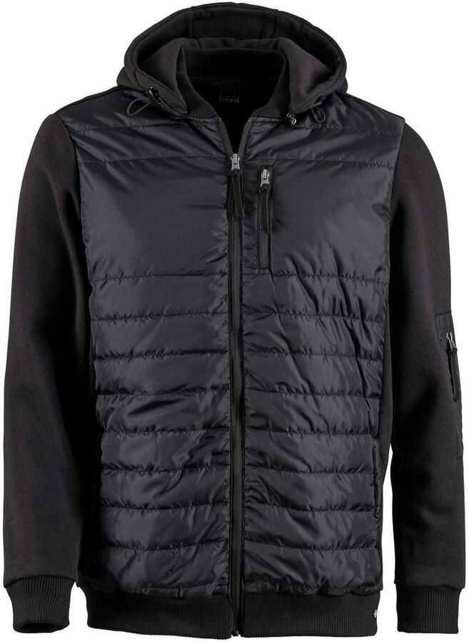 H.I.S Capuchonsweatvest in het voorste gedeelte gestikt met afneembare capuchon - Foto 3