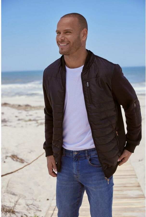 H.I.S Capuchonsweatvest in het voorste gedeelte gestikt met afneembare capuchon - Foto 4