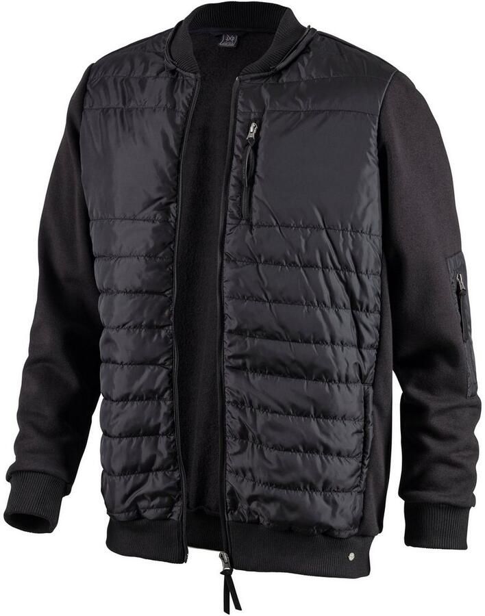 H.I.S Capuchonsweatvest in het voorste gedeelte gestikt met afneembare capuchon