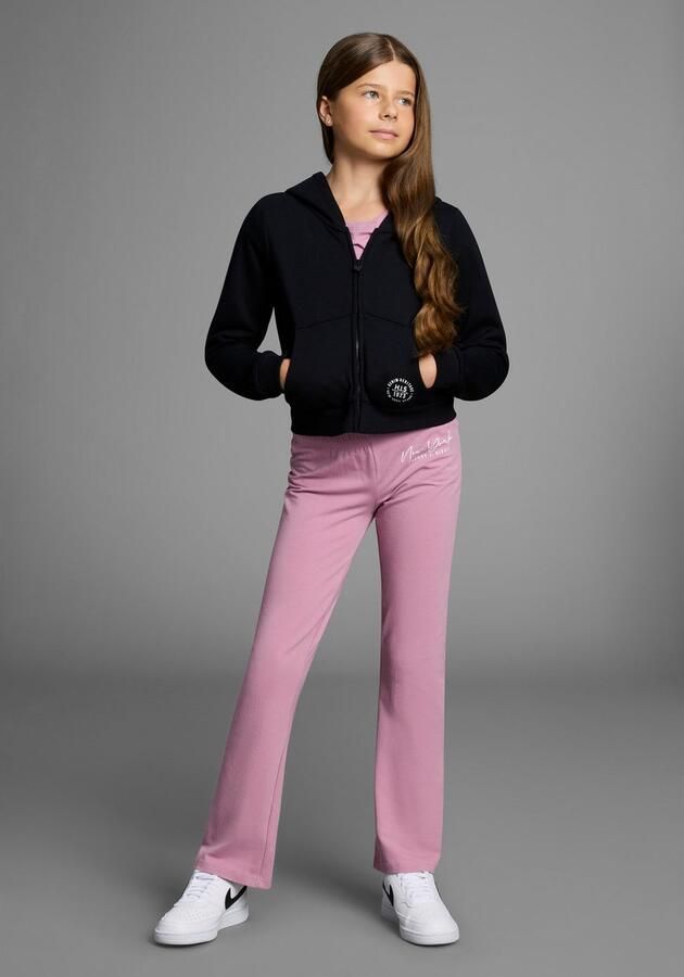 H.I.S Capuchonsweatvest Kort sweatvest NIEUW: voor TIENERS! Sweatjack in modieuze korte vorm en rits - Foto 4