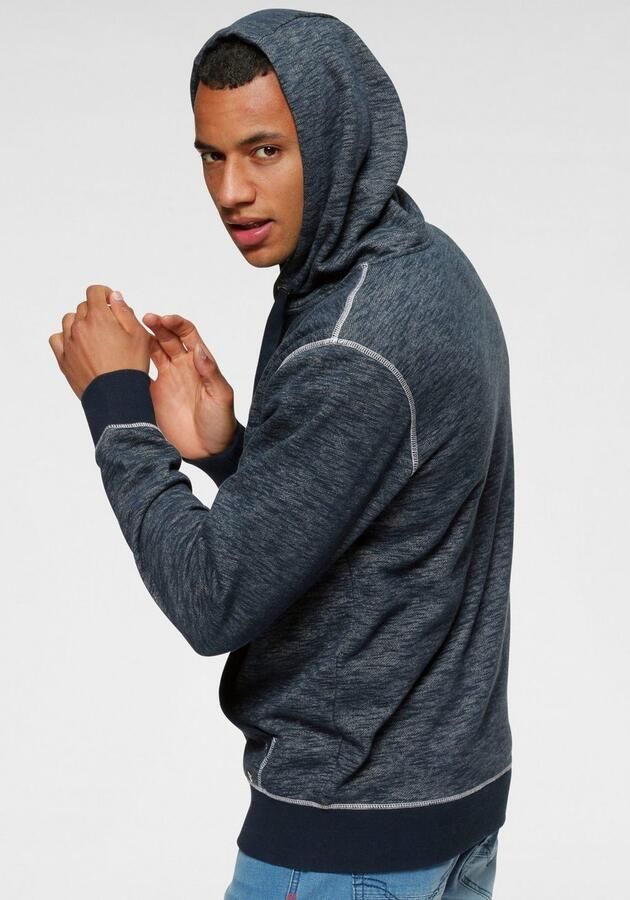 H.I.S Capuchonsweatvest met markante naden - Foto 5