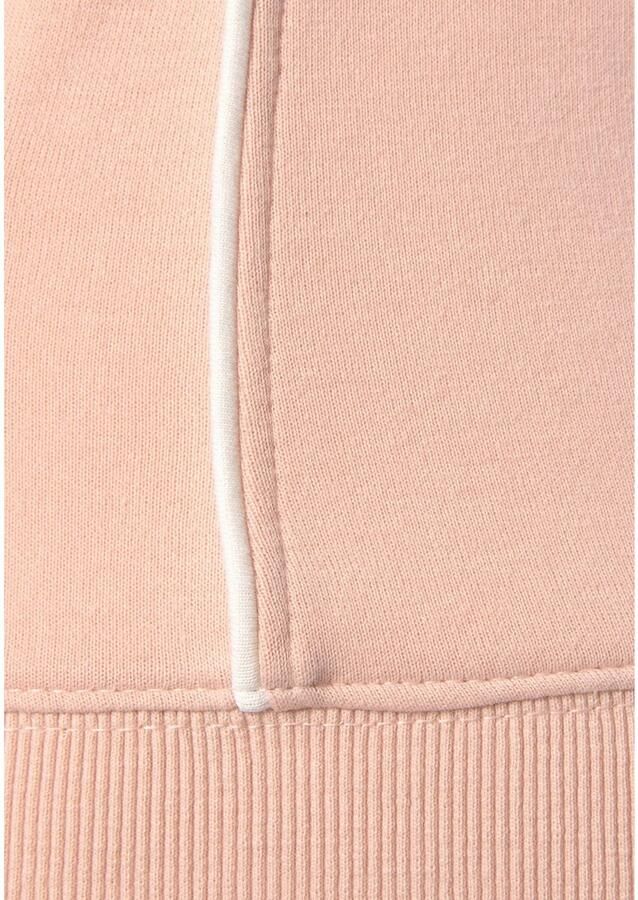 H.I.S Capuchonsweatvest met zijpiping en kleine merkborduurwerk loungewear - Foto 4