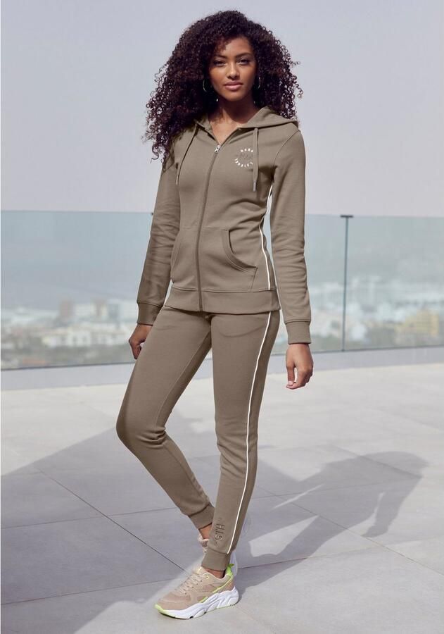 H.I.S Sweatbroek met zijpiping en zakken loungewear - Foto 2