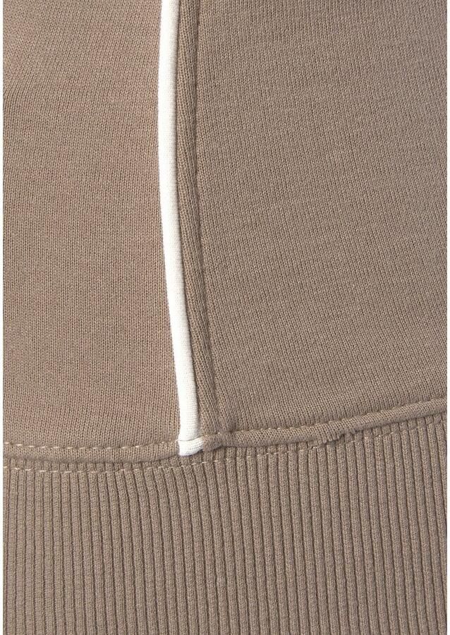 H.I.S Capuchonsweatvest met zijpiping en kleine merkborduurwerk loungewear - Foto 2