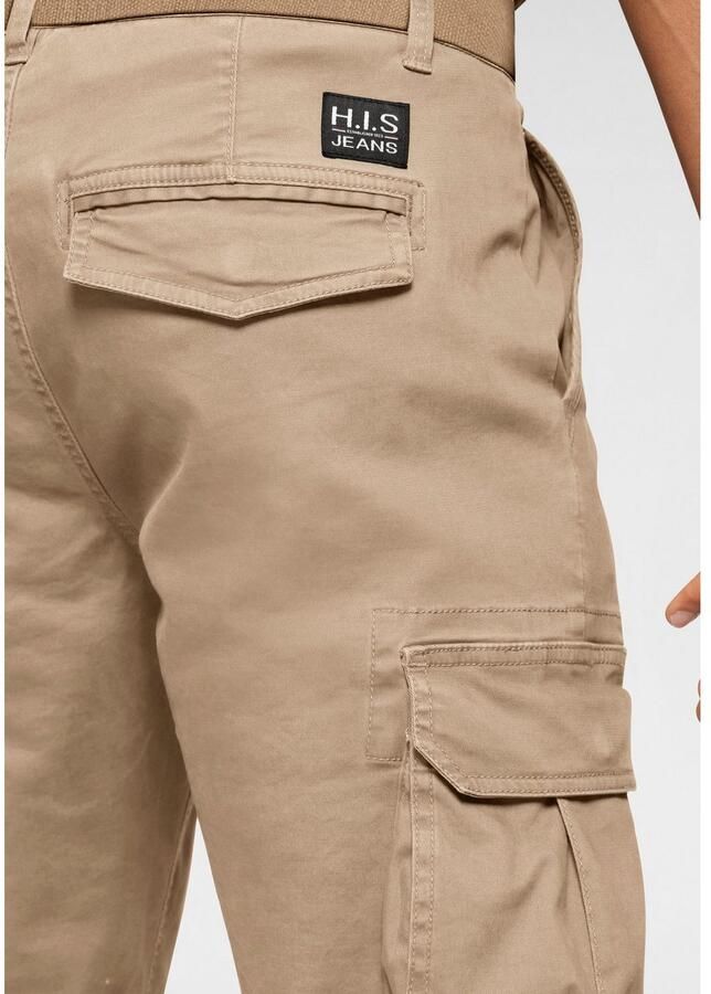 H.I.S Cargobroek (set 2-delig Met een afneembare riem)