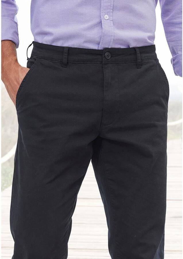 H.I.S Chino Regular fit lange broek van elastische katoenkwaliteit - Foto 2