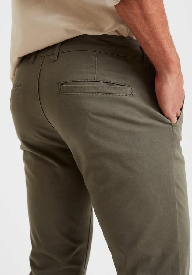 H.I.S Chino Regular fit lange broek van elastische katoenkwaliteit - Foto 4