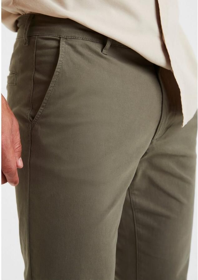 H.I.S Chino Regular fit lange broek van elastische katoenkwaliteit - Foto 1