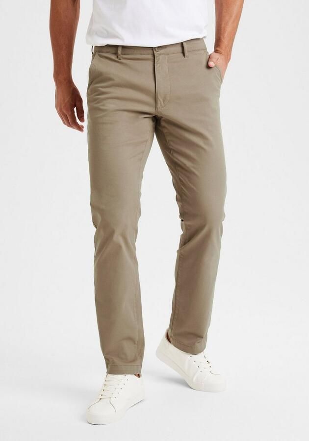 H.I.S Chino Regular fit lange broek van elastische katoenkwaliteit - Foto 4
