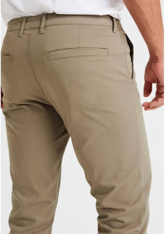 H.I.S Chino Regular fit lange broek van elastische katoenkwaliteit