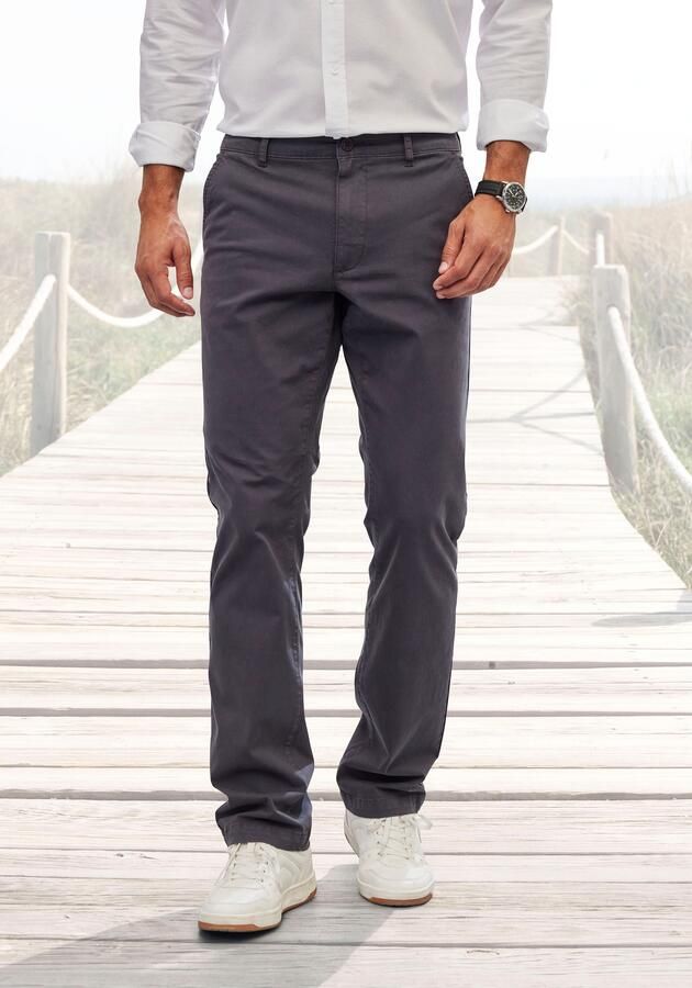 H.I.S Chino Regular fit lange broek van elastische katoenkwaliteit - Foto 7