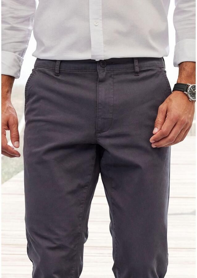 H.I.S Chino Regular fit lange broek van elastische katoenkwaliteit - Foto 2