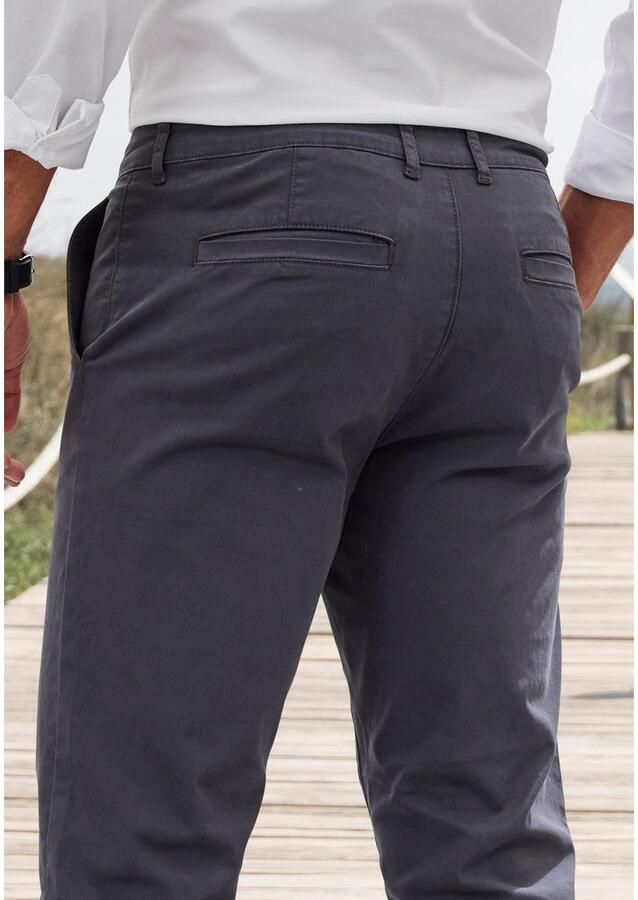 H.I.S Chino Regular fit lange broek van elastische katoenkwaliteit - Foto 3