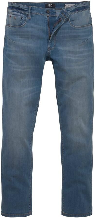 H.I.S Comfort fit jeans ANTIN comfortabele pasvorm rechte pasvorm met used-wassing - Foto 5
