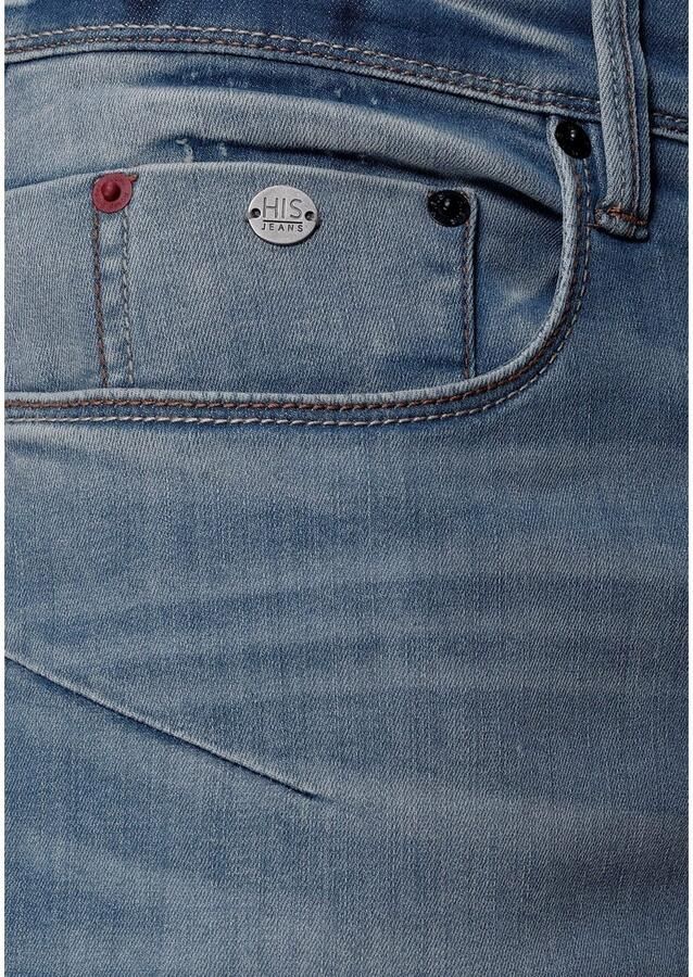 H.I.S Comfort fit jeans ANTIN comfortabele pasvorm rechte pasvorm met used-wassing