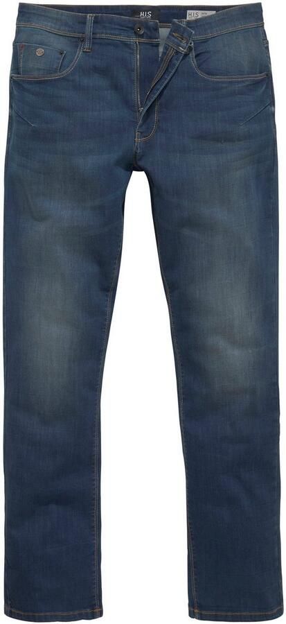H.I.S Comfort fit jeans ANTIN comfortabele pasvorm rechte pasvorm met used-wassing - Foto 3