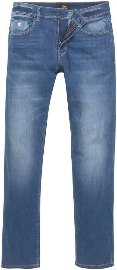 H.I.S Comfort fit jeans ANTIN comfortabele pasvorm rechte pasvorm met used-wassing - Foto 4