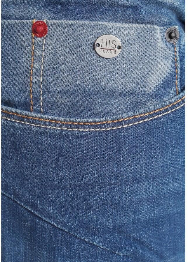 H.I.S Comfort fit jeans ANTIN comfortabele pasvorm rechte pasvorm met used-wassing
