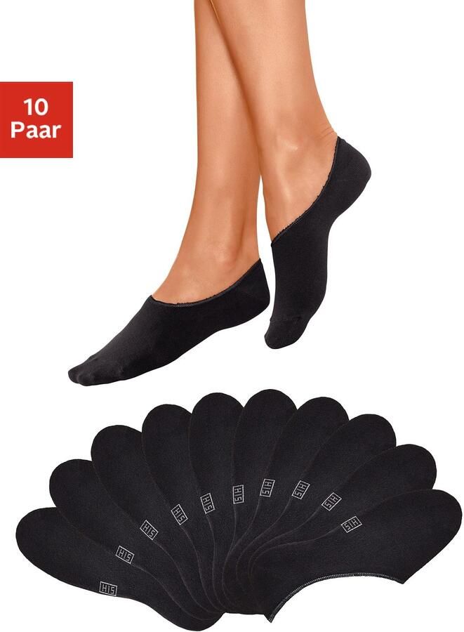 H.I.S Enkelsokken wijd uitgesneden (set 10 paar) - Foto 3