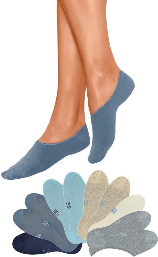 H.I.S Enkelsokken wijd uitgesneden (set 10 paar) - Foto 2