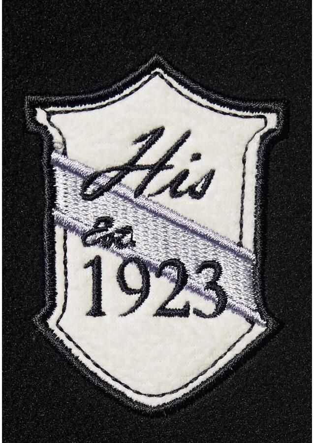 H.I.S Fleecejack Van gerecycled materiaal voor koude temperaturen met capuchon en koord ademend - Foto 3