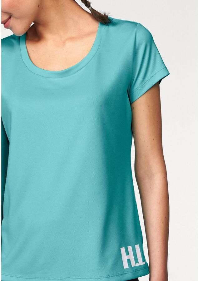 H.I.S Functioneel shirt figuuraccentuerende snit sportieve look met trendy logoprint (Set van 2) - Foto 5