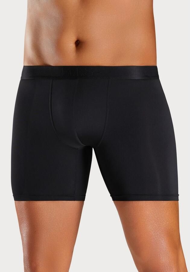H.I.S Functionele boxershort met lange pijpen in onderhoudsvriendelijke microvezelkwaliteit (set 3 stuks) - Foto 2