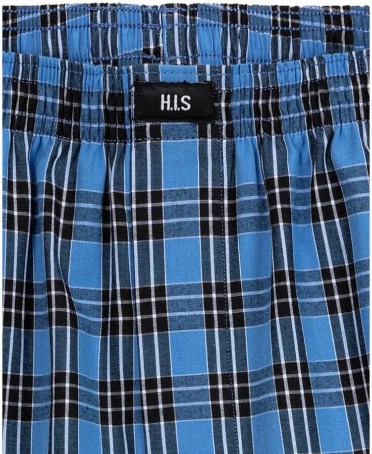 H.I.S Geweven boxershort met verschillende ruitmotieven (set 3 stuks) - Foto 2