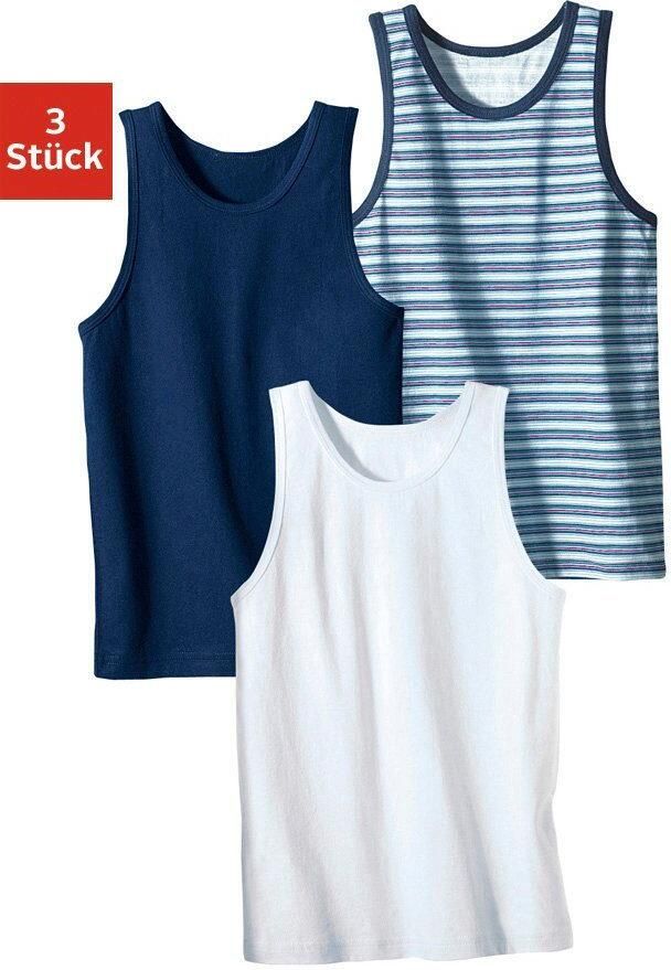 H.I.S Hemd coole uni-strepenmix (set 3 stuks) - Foto 2