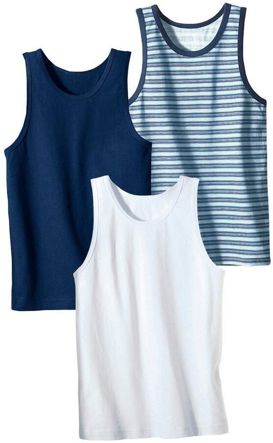 H.I.S Hemd coole uni-strepenmix (set 3 stuks)