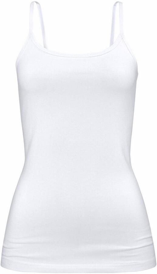 H.I.S Hemd van elastische katoen-kwaliteit spaghettiträger-top onderhemd (Set van 2) - Foto 4