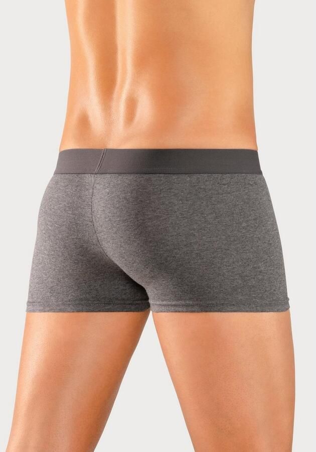 H.I.S Hipster strak zittende boxershorts aan de webband met logo-opdruk met 3d-effect (set 5 stuks) - Foto 4