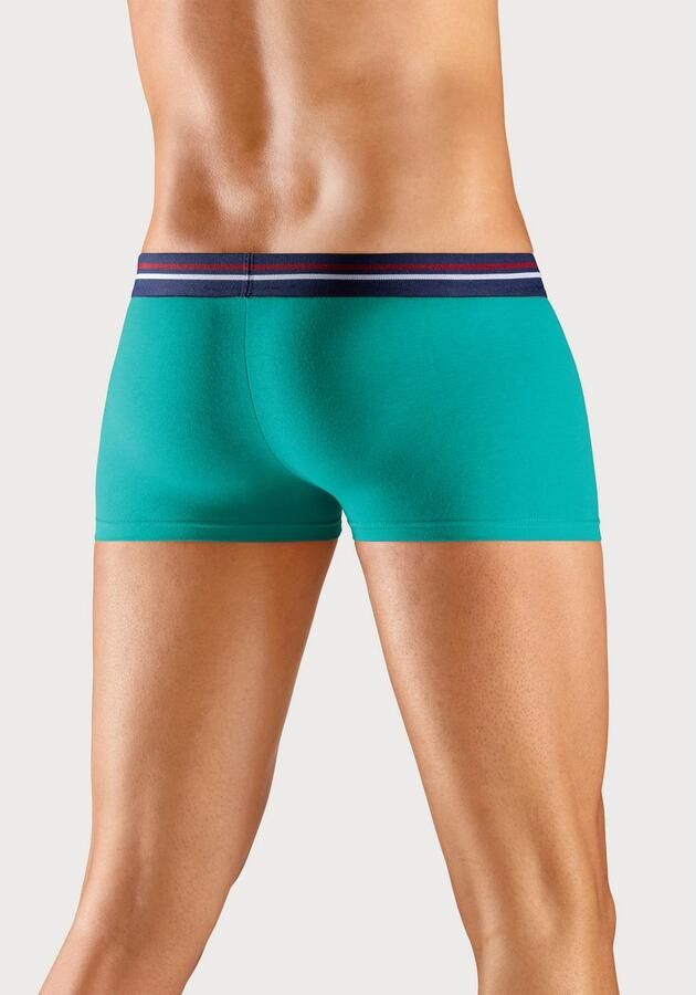 H.I.S Hipster strak zittende boxershorts met strepen van katoenmix (set 5 stuks) - Foto 4